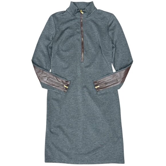 RALPH LAUREN Women's NWT Sheath Dress w/Leather Patches | Size 10 - Picture 2 of 10